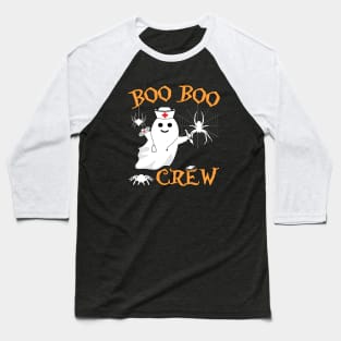 Spooky Boo Boo Crew Spider Web Emergency Medical. Baseball T-Shirt